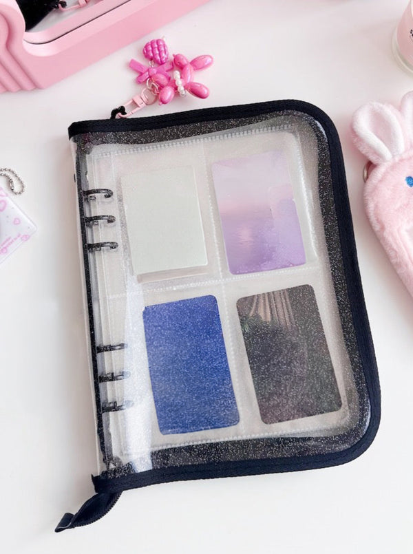 4色クリアラメカードホルダー(A5) | WO4241610 | ブラック