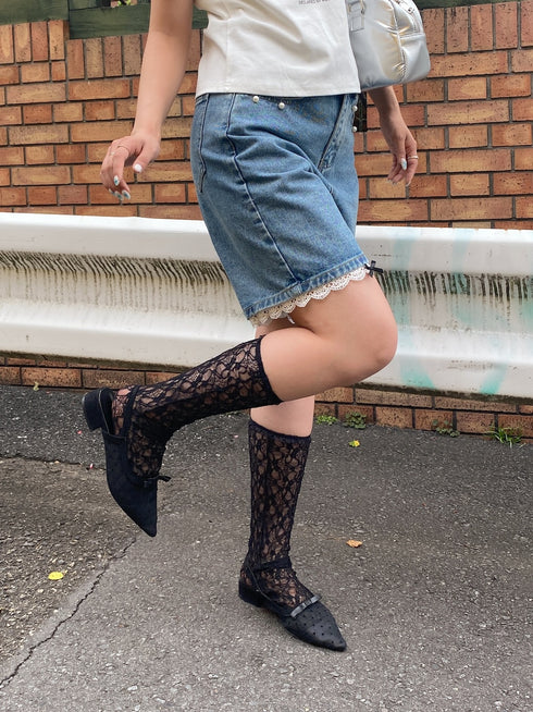 レースソックス | SL4242601 | ブラック