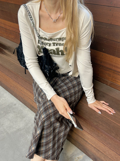 vintage logo ensemble | SL2243652 | アイボリー