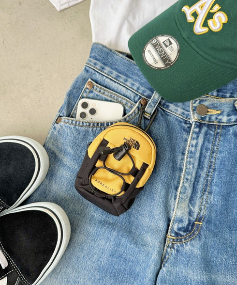 THE NORTH FACE(ザ・ノースフェイス)/ミニリュック ボレリアスミニポーチ 小物入れ コインケース/MINI BOREALIS POUCH | IM6243031 | イエロー