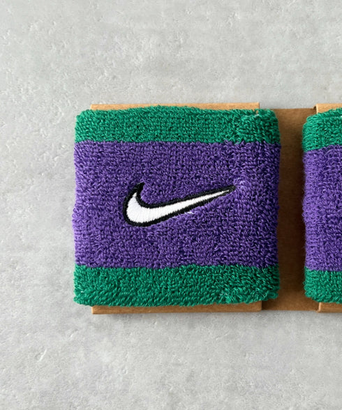 NIKE(ナイキ)/2個セット スウッシュ 刺繍 無地 リストバンド 2パック | IL4212001 | パープル系その他