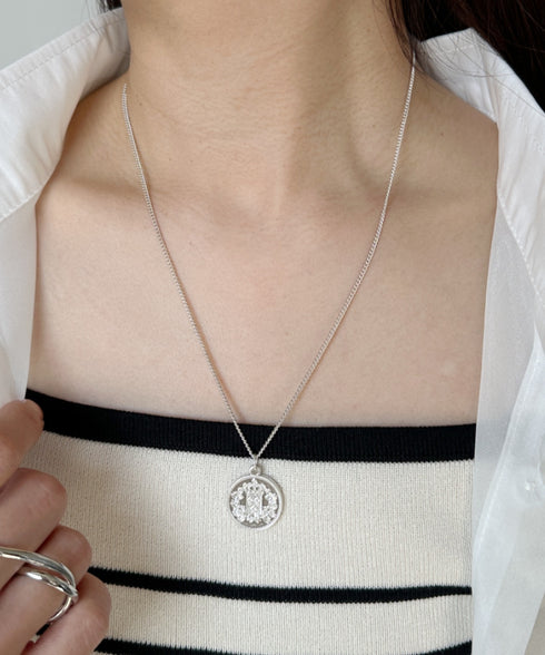 コインモチーフネックレス | C4194017 | シルバー