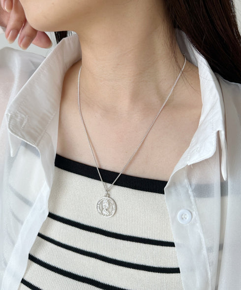 コインモチーフネックレス | C4194017 | シルバー