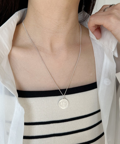 コインモチーフネックレス | C4194017 | シルバー