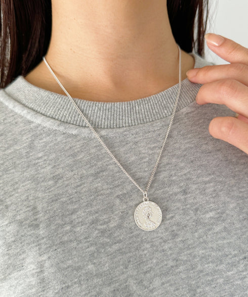 コインモチーフネックレス | C4194017 | シルバー