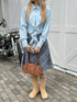 suede shoulder bag | SL1243604 | ブラウン