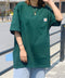 Carhartt(カーハート) /USA規格 ヘビーウェイト ルーズフィット ポケT ビッグサイズ オーバーサイズ ユニセックス ポケット付き コットン 半袖 Tシャツ 5部袖 1/2スリーブ | L2202001 | ダークグリーン