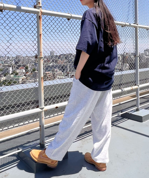 Carhartt(カーハート) /USA規格 ヘビーウェイト ルーズフィット ポケT ビッグサイズ オーバーサイズ ユニセックス ポケット付き コットン 半袖 Tシャツ 5部袖 1/2スリーブ | L2202001 | ネイビー