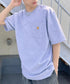 Carhartt(カーハート) /USA規格 ヘビーウェイト ルーズフィット ポケT ビッグサイズ オーバーサイズ ユニセックス ポケット付き コットン 半袖 Tシャツ 5部袖 1/2スリーブ | L2202001 | グレー
