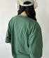 Carhartt(カーハート) /USA規格 ヘビーウェイト ルーズフィット ポケT ビッグサイズ オーバーサイズ ユニセックス ポケット付き コットン 半袖 Tシャツ 5部袖 1/2スリーブ | L2202001 | グリーン