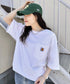 Carhartt(カーハート) /USA規格 ヘビーウェイト ルーズフィット ポケT ビッグサイズ オーバーサイズ ユニセックス ポケット付き コットン 半袖 Tシャツ 5部袖 1/2スリーブ | L2202001 | ホワイト