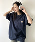 Carhartt(カーハート) /USA規格 ヘビーウェイト ルーズフィット ポケT ビッグサイズ オーバーサイズ ユニセックス ポケット付き コットン 半袖 Tシャツ 5部袖 1/2スリーブ | L2202001 | ブラック
