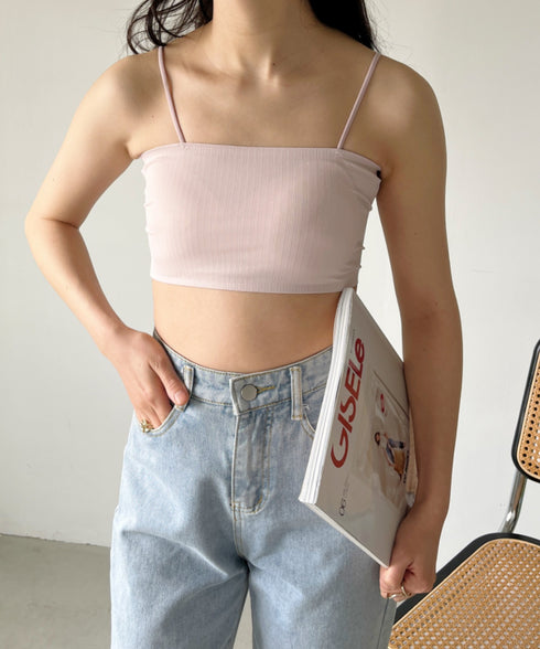 カップ付きシームレスブラトップ | C2202009 | ピンク