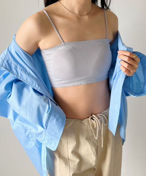 カップ付きシームレスブラトップ | C2202009 | グレー