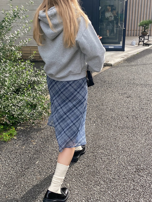 裏起毛リボンポイントフーディー | SL2244669 | グレー