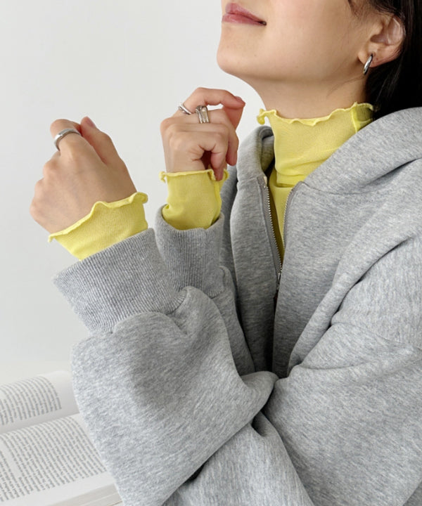 メロウハイネックシアーインナートップス | C2203006 | ライトイエロー