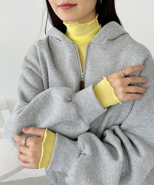 メロウハイネックシアーインナートップス | C2203006 | ライトイエロー