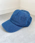 【wears original】STONE WASHED TWILL CAP 本革 ベルト キャップ ハット | WR20CAP01 | ブルー