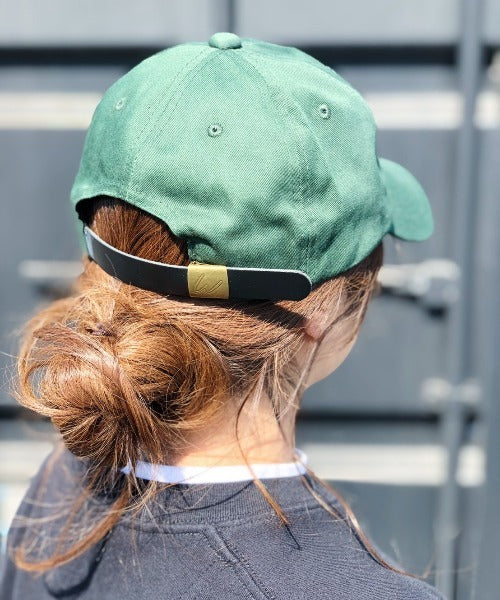 【wears original】STONE WASHED TWILL CAP 本革 ベルト キャップ ハット | WR20CAP01 | グリーン