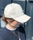 【wears original】STONE WASHED TWILL CAP 本革 ベルト キャップ ハット | WR20CAP01 | アイボリー