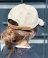 【wears original】STONE WASHED TWILL CAP 本革 ベルト キャップ ハット | WR20CAP01 | ベージュ