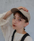 【wears original】STONE WASHED TWILL CAP 本革 ベルト キャップ ハット | WR20CAP01 | ベージュ