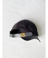 【wears original】STONE WASHED TWILL CAP 本革 ベルト キャップ ハット | WR20CAP01 | ブラック