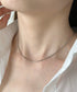 1mmシンプルスネークチェーンネックレス/simple snake necklace | IS4212018 | シルバー