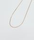 1mmシンプルスネークチェーンネックレス/simple snake necklace | IS4212018 | ピンク