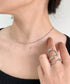 1mmシンプルスネークチェーンネックレス/simple snake necklace | IS4212018 | シルバー