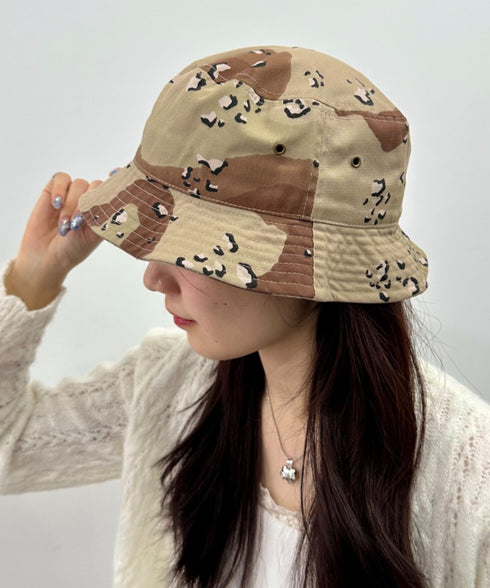 【newhattan】 ニューハッタン サイズ展開あり バケットハット ツイル デニム ユニセックス/buckethat | L5211001 | ベージュ系その他