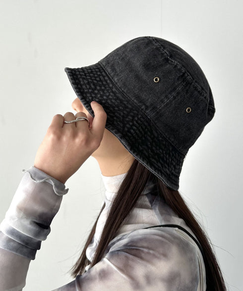 【newhattan】 ニューハッタン サイズ展開あり バケットハット ツイル デニム ユニセックス/buckethat | L5211001 | スミクロ