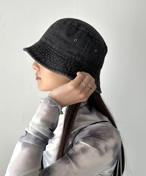 【newhattan】 ニューハッタン サイズ展開あり バケットハット ツイル デニム ユニセックス/buckethat | L5211001 | スミクロ