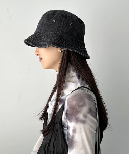 【newhattan】 ニューハッタン サイズ展開あり バケットハット ツイル デニム ユニセックス/buckethat | L5211001 | スミクロ