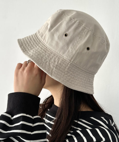 【newhattan】 ニューハッタン サイズ展開あり バケットハット ツイル デニム ユニセックス/buckethat | L5211001 | ライトベージュ