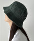 【newhattan】 ニューハッタン サイズ展開あり バケットハット ツイル デニム ユニセックス/buckethat | L5211001 | ダークグリーン