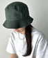 【newhattan】 ニューハッタン サイズ展開あり バケットハット ツイル デニム ユニセックス/buckethat | L5211001 | ダークグリーン