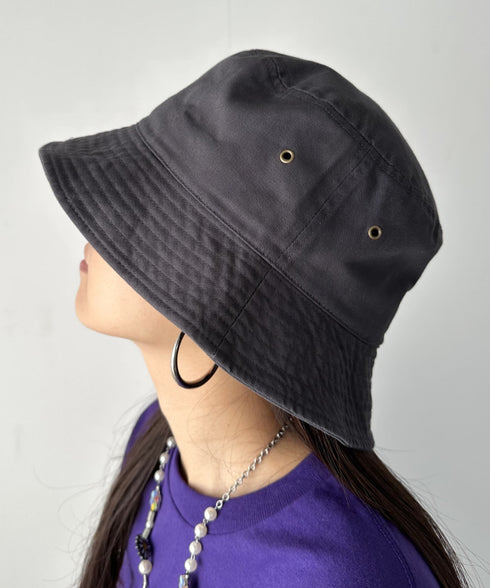 【newhattan】 ニューハッタン サイズ展開あり バケットハット ツイル デニム ユニセックス/buckethat | L5211001 | チャコール