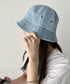 【newhattan】 ニューハッタン サイズ展開あり バケットハット ツイル デニム ユニセックス/buckethat | L5211001 | ライトインディゴブルー