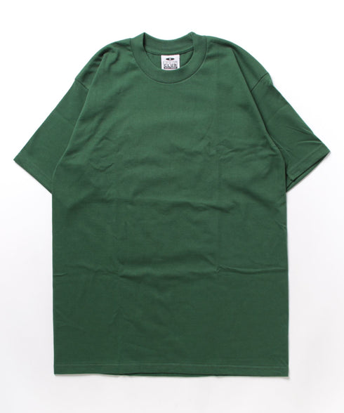 PRO CLUB(プロクラブ) /6.5オンス スーパーヘビーウェイト クルーネック 半袖Tシャツ Heavyweight Cotton Short Sleeve Crew Neck T-Shirt | M2212003 | ダークグリーン