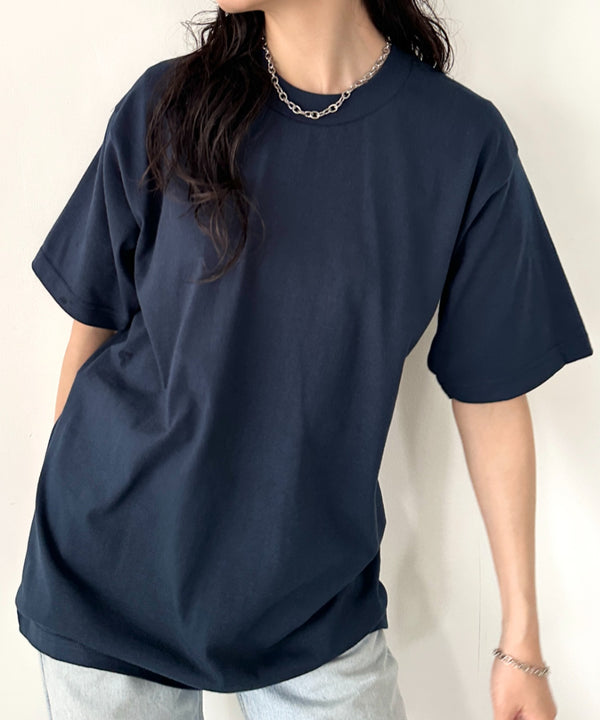 PRO CLUB(プロクラブ) /6.5オンス スーパーヘビーウェイト クルーネック 半袖Tシャツ Heavyweight Cotton Short Sleeve Crew Neck T-Shirt | M2212003 | ネイビー