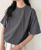 PRO CLUB(プロクラブ) /6.5オンス スーパーヘビーウェイト クルーネック 半袖Tシャツ Heavyweight Cotton Short Sleeve Crew Neck T-Shirt | M2212003 | チャコール