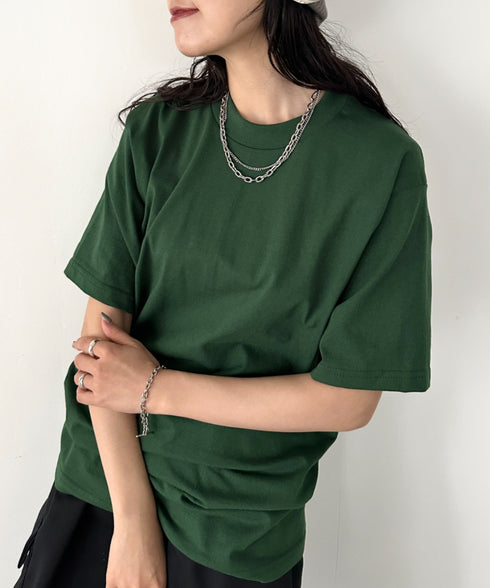 PRO CLUB(プロクラブ) /6.5オンス スーパーヘビーウェイト クルーネック 半袖Tシャツ Heavyweight Cotton Short Sleeve Crew Neck T-Shirt | M2212003 | ダークグリーン