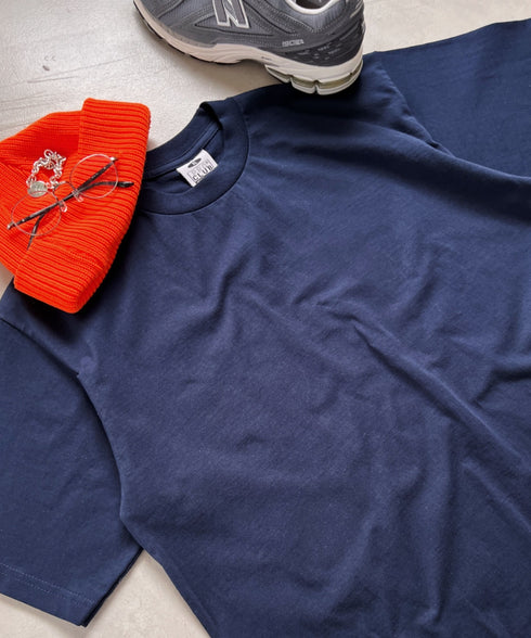 PRO CLUB(プロクラブ) /6.5オンス スーパーヘビーウェイト クルーネック 半袖Tシャツ Heavyweight Cotton Short Sleeve Crew Neck T-Shirt | M2212003 | ネイビー