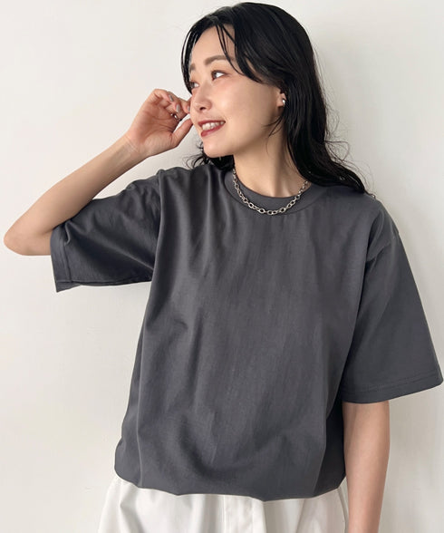 PRO CLUB(プロクラブ) /6.5オンス スーパーヘビーウェイト クルーネック 半袖Tシャツ Heavyweight Cotton Short Sleeve Crew Neck T-Shirt | M2212003 | チャコール