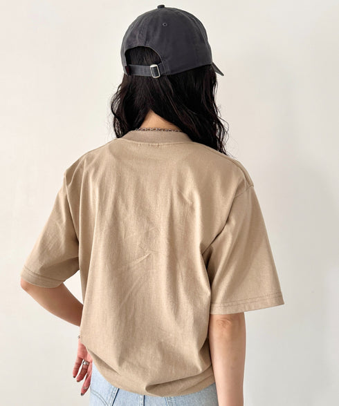 PRO CLUB(プロクラブ) /6.5オンス スーパーヘビーウェイト クルーネック 半袖Tシャツ Heavyweight Cotton Short Sleeve Crew Neck T-Shirt | M2212003 | ベージュ