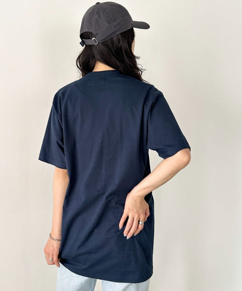 PRO CLUB(プロクラブ) /6.5オンス スーパーヘビーウェイト クルーネック 半袖Tシャツ Heavyweight Cotton Short Sleeve Crew Neck T-Shirt | M2212003 | ネイビー