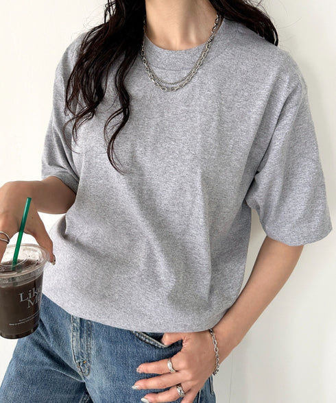 PRO CLUB(プロクラブ) /6.5オンス スーパーヘビーウェイト クルーネック 半袖Tシャツ Heavyweight Cotton Short Sleeve Crew Neck T-Shirt | M2212003 | グレー