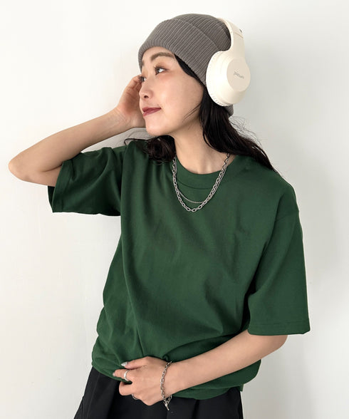 PRO CLUB(プロクラブ) /6.5オンス スーパーヘビーウェイト クルーネック 半袖Tシャツ Heavyweight Cotton Short Sleeve Crew Neck T-Shirt | M2212003 | ダークグリーン