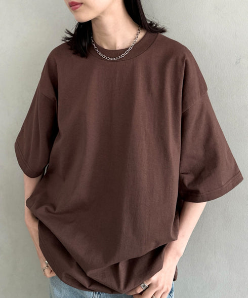 PRO CLUB(プロクラブ) /6.5オンス スーパーヘビーウェイト クルーネック 半袖Tシャツ Heavyweight Cotton Short Sleeve Crew Neck T-Shirt | M2212003 | ブラウン